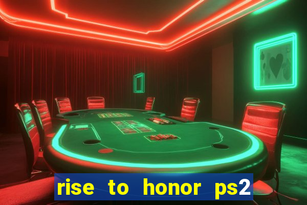 rise to honor ps2 iso pt br